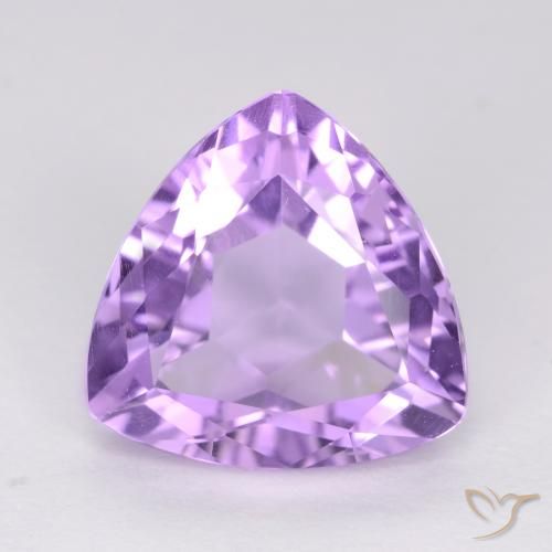 3.15ct Naturale Viola medio Ametista, Taglio trillion, VS