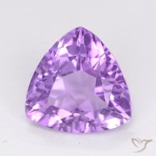 2.83ct Naturale Viola tendente al rosa Ametista, Taglio trillion, VS