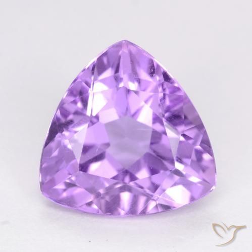 3.03ct Naturale Viola tendente al rosa Ametista, Taglio trillion, VS