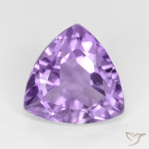 2.96ct Naturale Viola medio Ametista, Taglio trillion, VS