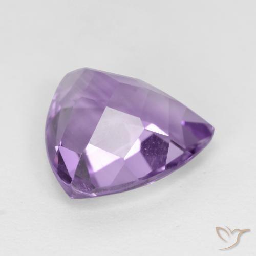 Ametista Viola scuro naturale da 2.80 ct, Taglio trillion, VS