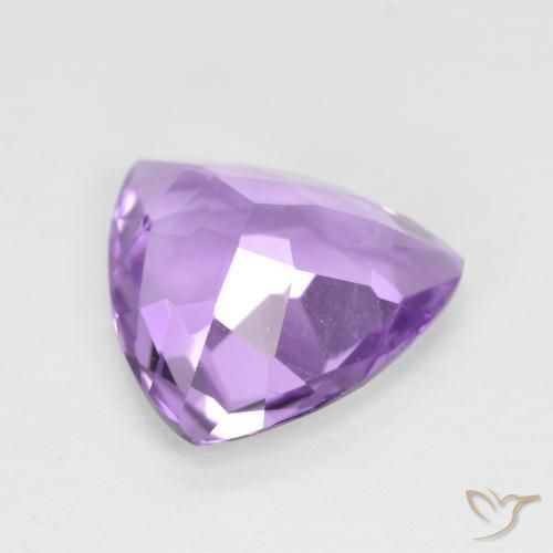 Ametista Viola tendente al rosa naturale da 2.51 ct, Taglio trillion, VS