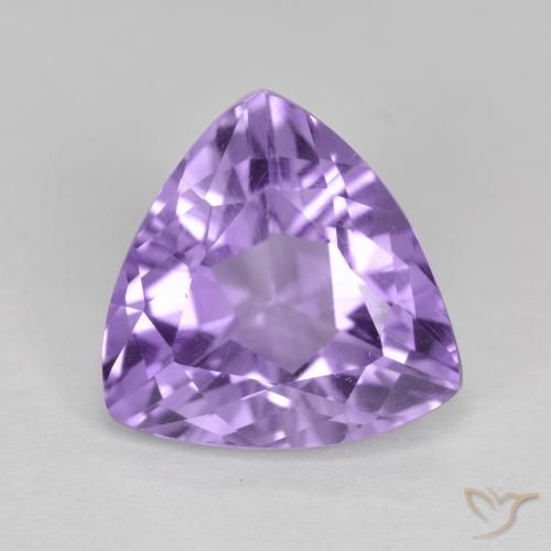 2.69ct Naturale Viola medio Ametista, Taglio trillion, VS