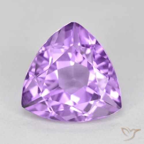 2.94ct Naturale Viola medio Ametista, Taglio trillion, VVS-VS