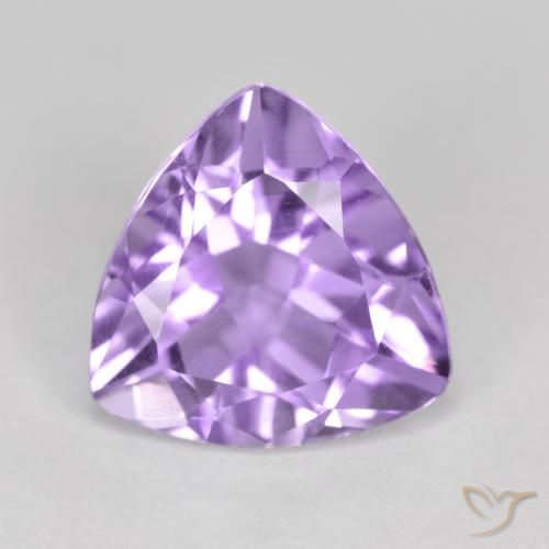 2.86ct Naturale Viola medio Ametista, Taglio trillion, VS