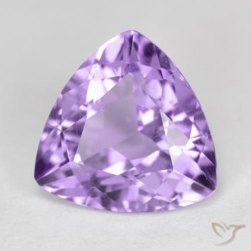 Ametista Deep Iris Violetta naturale da 2.80 ct, Taglio trillion, VVS-VS