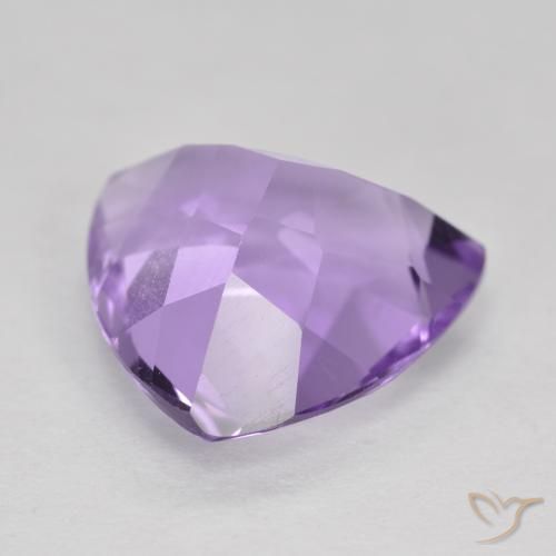 Ametista Deep Iris Violetta naturale da 2.80 ct, Taglio trillion, VVS-VS