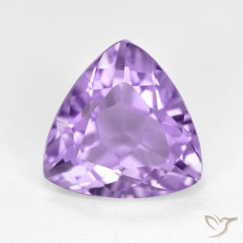 3.04ct Naturale Viola scuro Ametista, Taglio trillion, VS