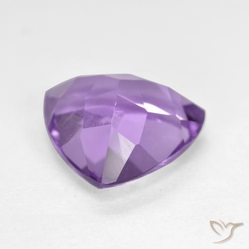Ametista Viola tendente al rosa naturale da 2.71 ct, Taglio trillion, VS