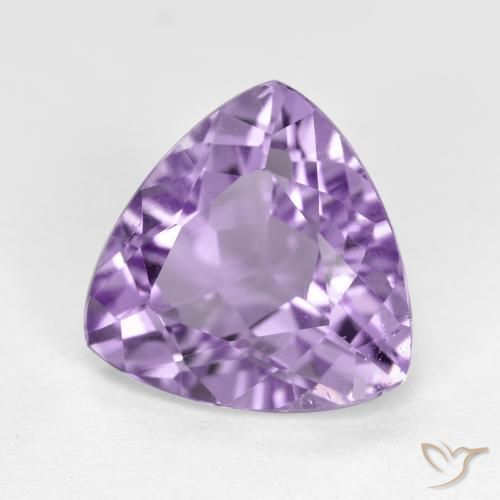 Ametista Viola medio naturale da 2.97 ct, Taglio trillion, VS-SI