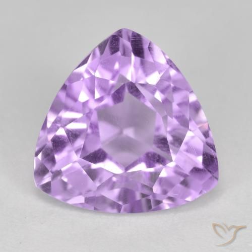 3.07ct Naturale Viola medio Ametista, Taglio trillion, VS