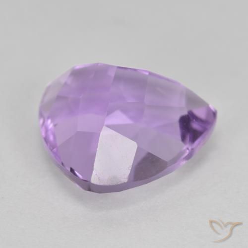 Ametista Viola medio naturale da 3.07 ct, Taglio trillion, VS