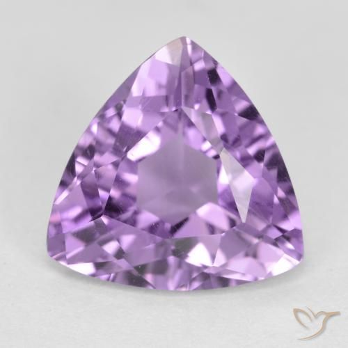 2.67ct Naturale Iris Violetta Ametista, Taglio trillion, VS