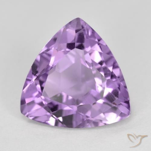 Ametista Iris Violetta naturale da 2.67 ct, Taglio trillion, VS