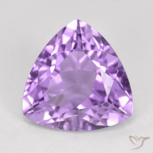 2.86ct Naturale Viola medio Ametista, Taglio trillion, VS