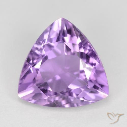 2.70ct Naturale Viola tendente al rosa Ametista, Taglio trillion, VS
