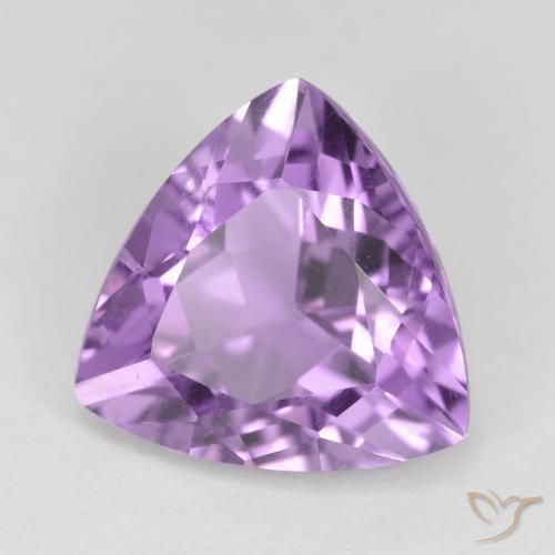 Ametista Viola tendente al rosa naturale da 2.70 ct, Taglio trillion, VS