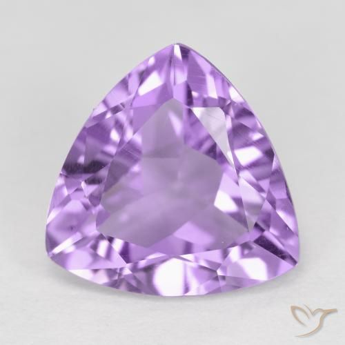 2.93ct Naturale Viola Iris Rosato Ametista, Taglio trillion, VS