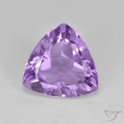 2.90ct Naturale Viola medio Ametista, Taglio trillion, VS