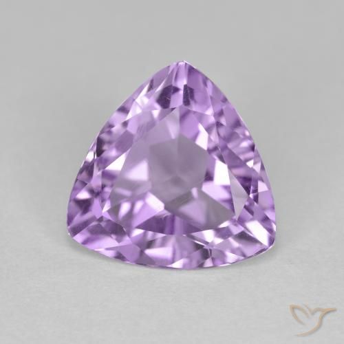 2.78ct Naturale Viola medio Ametista, Taglio trillion, VS