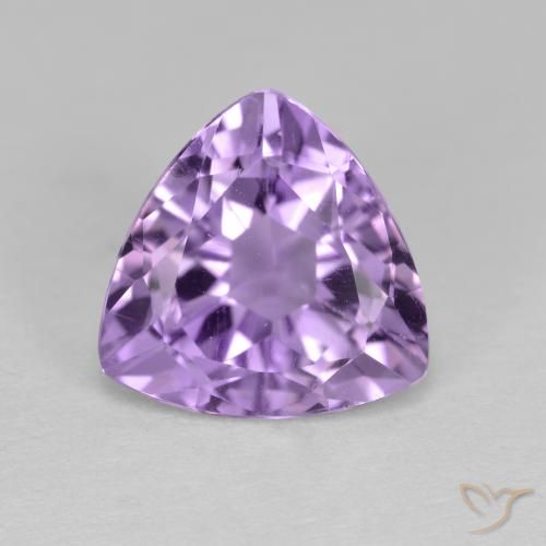 3.02ct Naturale Viola tendente al rosa Ametista, Taglio trillion, VS