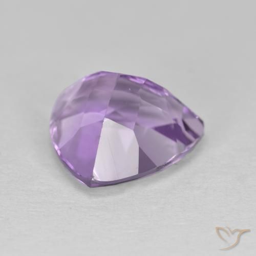 Ametista Viola tendente al rosa naturale da 3.02 ct, Taglio trillion, VS