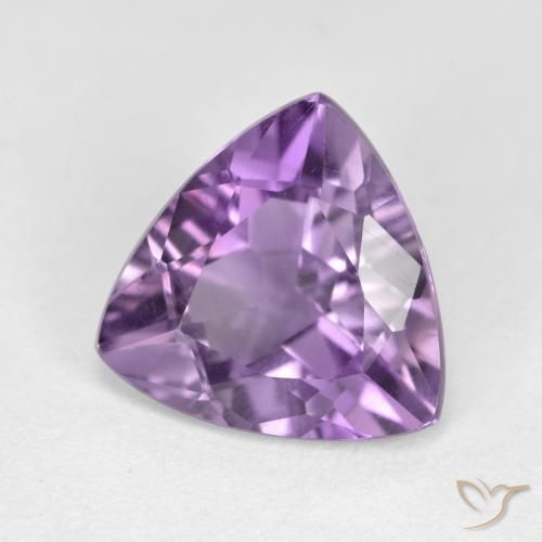 Ametista Iris Violetta naturale da 2.51 ct, Taglio trillion, VS