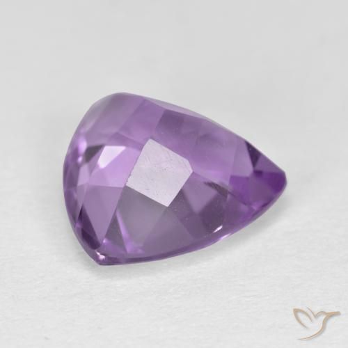 Ametista Viola tendente al rosa naturale da 3.01 ct, Taglio trillion, VS