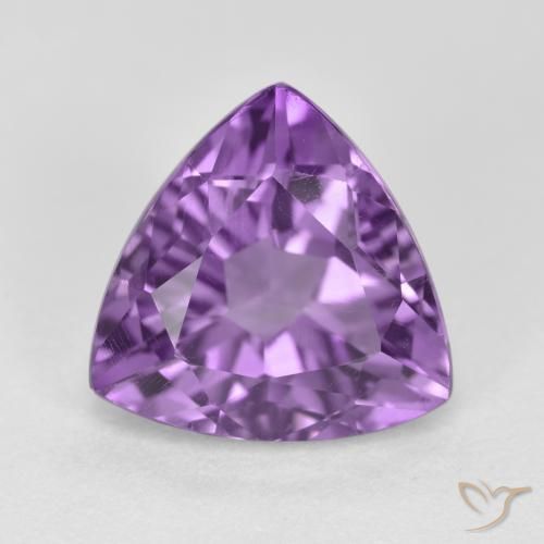 2.94ct Naturale Viola violaceo intenso Ametista, Taglio trillion, VS