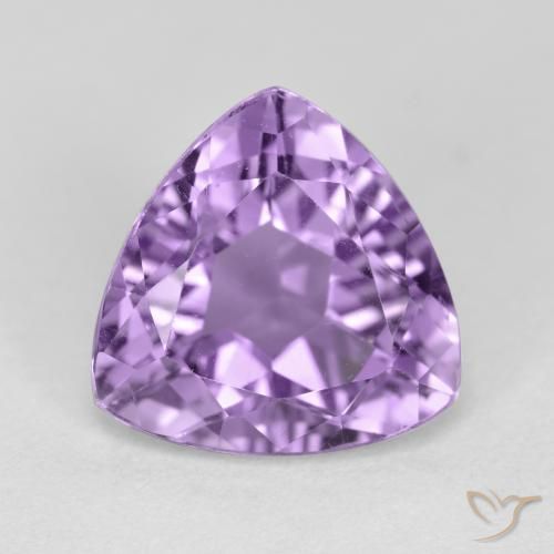 2.91ct Naturale Viola medio Ametista, Taglio trillion, VS