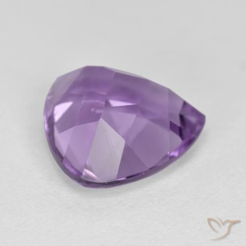 Ametista Viola medio naturale da 2.91 ct, Taglio trillion, VS
