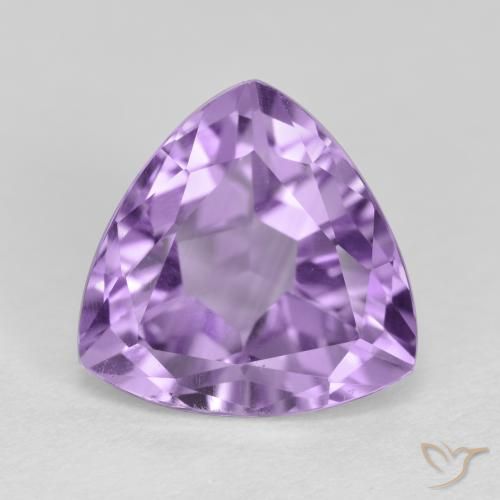 3.12ct Naturale Deep Iris Violetta Ametista, Taglio trillion, VS