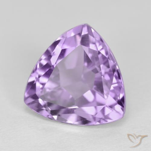 Ametista Deep Iris Violetta naturale da 3.12 ct, Taglio trillion, VS