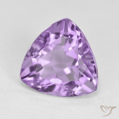 2.98ct Naturale Viola scuro Ametista, Taglio trillion, VS