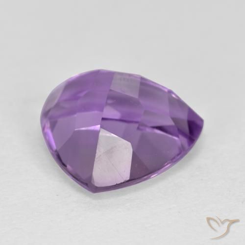 Ametista Viola tendente al rosa naturale da 3.08 ct, Taglio trillion, VS