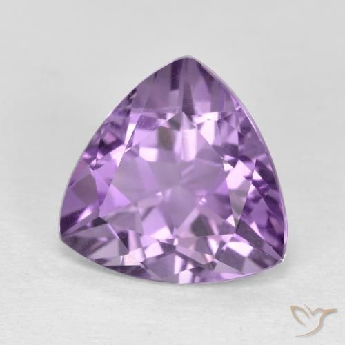Ametista violaceo naturale da 2.83 ct, Taglio trillion, VS
