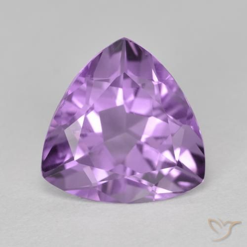 2.65ct Naturale Viola violaceo intenso Ametista, Taglio trillion, VS