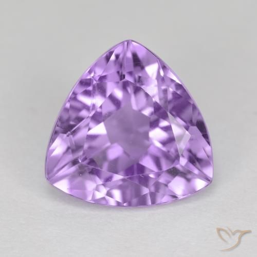 3.06ct Naturale Viola tendente al rosa Ametista, Taglio trillion, VS