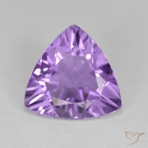 2.30ct Naturale Viola tendente al rosa Ametista, Taglio trillion, VS