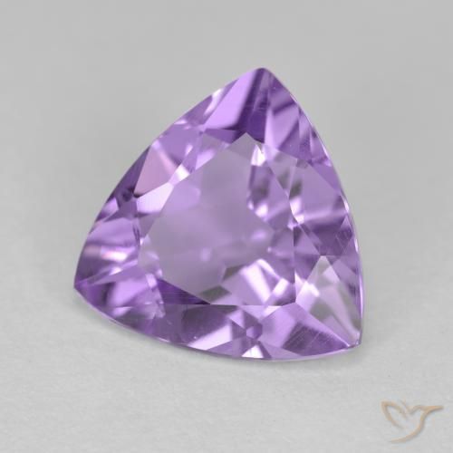 Ametista Viola tendente al rosa naturale da 2.30 ct, Taglio trillion, VS