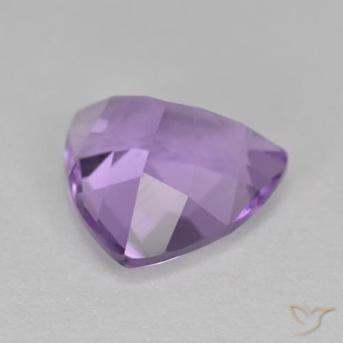 Ametista Deep Iris Violetta naturale da 3.00 ct, Taglio trillion, VS