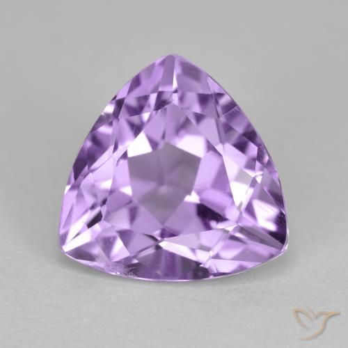 3.06ct Naturale Viola medio Ametista, Taglio trillion, VS