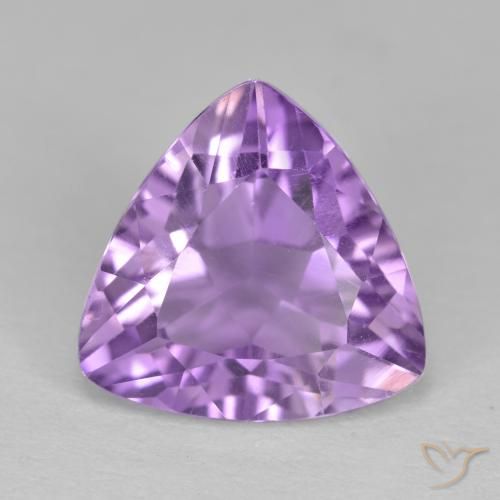 3.01ct Naturale Viola medio Ametista, Taglio trillion, VS