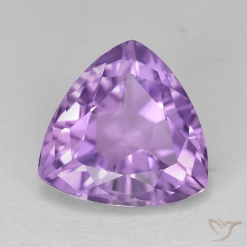 3.10ct Naturale Viola medio Ametista, Taglio trillion, VS