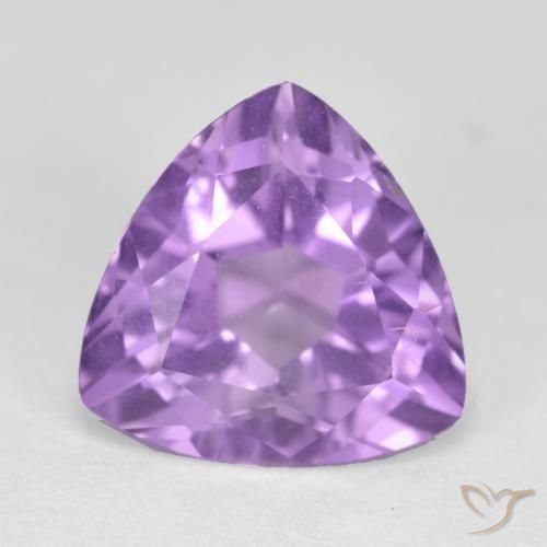 3.00ct Naturale Viola tendente al rosa Ametista, Taglio trillion, VS