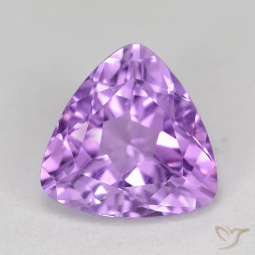 2.92ct Naturale violaceo Ametista, Taglio trillion, VS
