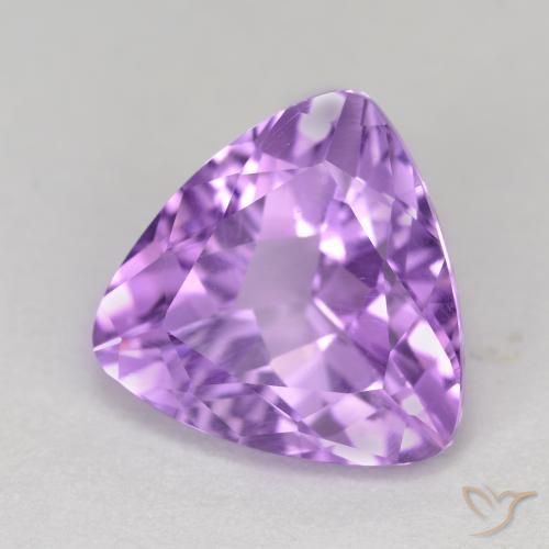 Ametista violaceo naturale da 2.92 ct, Taglio trillion, VS