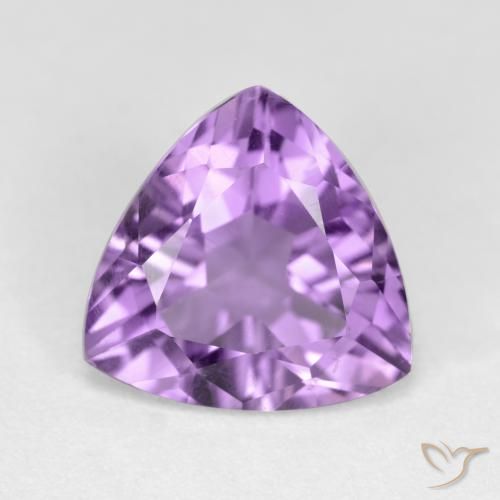 2.78ct Naturale Viola tendente al rosa Ametista, Taglio trillion, VS