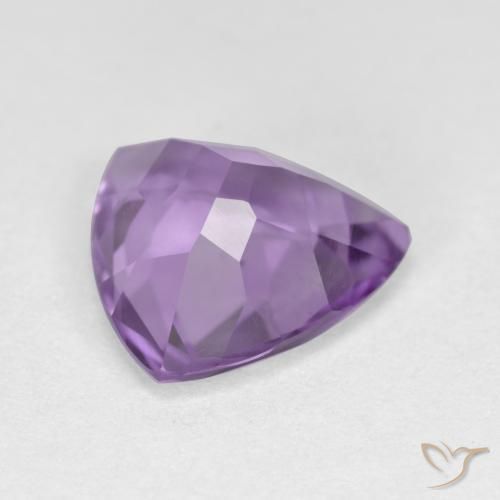 Ametista Viola medio naturale da 2.67 ct, Taglio trillion, VS