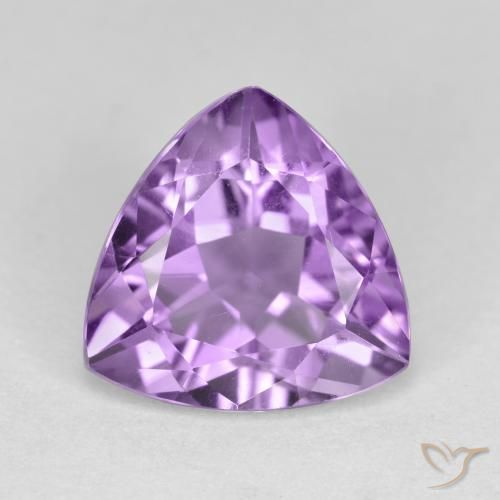 2.82ct Naturale Viola tendente al rosa Ametista, Taglio trillion, VS